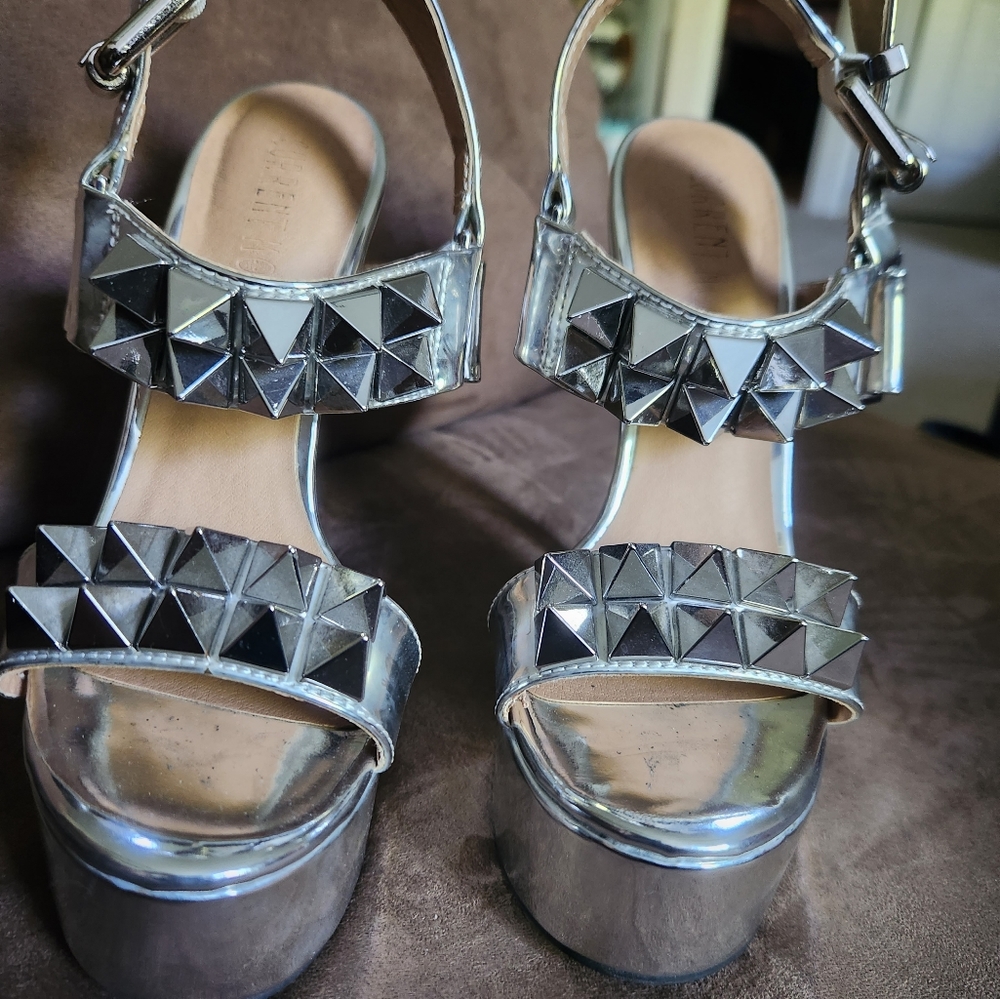 Dolls Kill Current Mood Silver Heels View 3